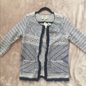 Lucky Brand Patterned Texture Coat